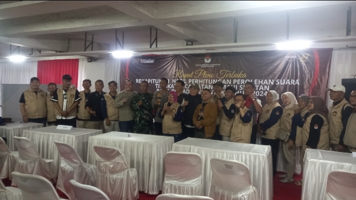 Rekapitulasi Perhituangan Suara Tingkat Cimahi Selatan di Plenokan