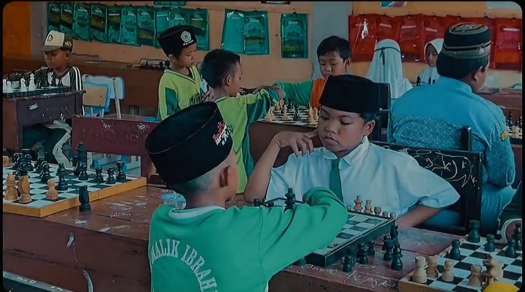 Lomba Catur Anak-Anak Perebutkan Piala Dandim Cup Pertama di Jepara