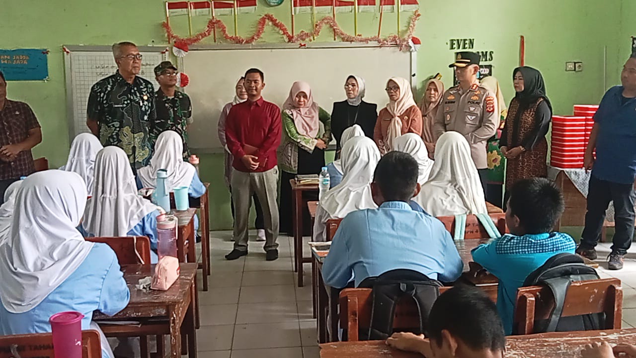 Dandim 0614 / Kota Cirebon Bersama Forkopimda Monitoring Program Makan Bergizi Gratis