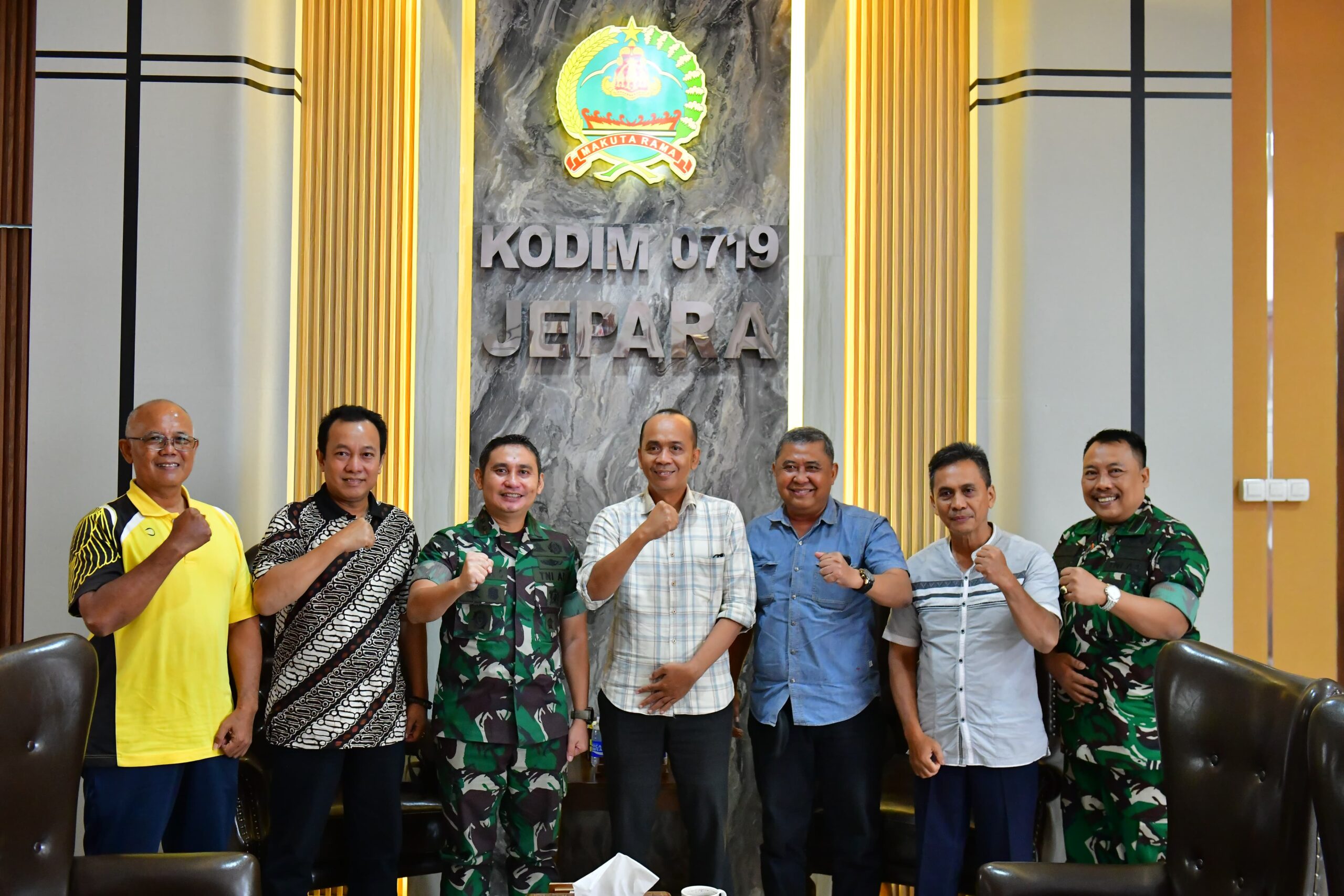 Audiensi Pengurus KONI Baru, Dandim Bahas Pembinaan Olahraga dan Generasi Muda