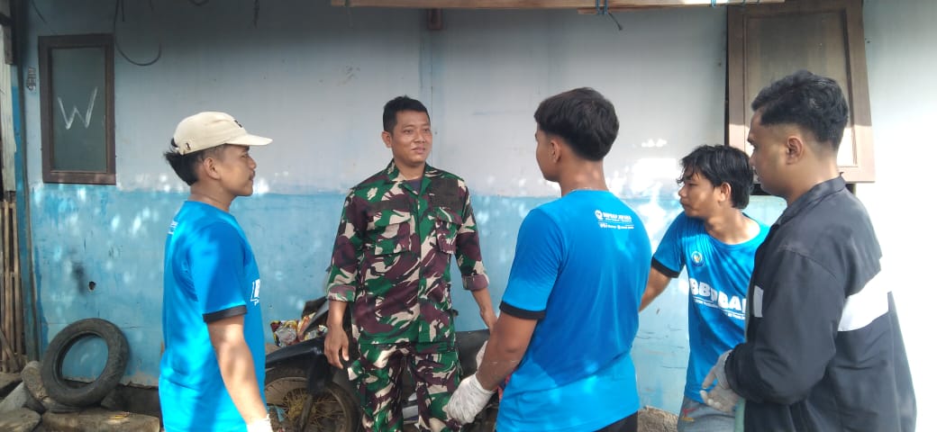 Babinsa Kodim 0719 / Jepara Berikan Motivasi Pelajar dalam Program SERANI di Bugel