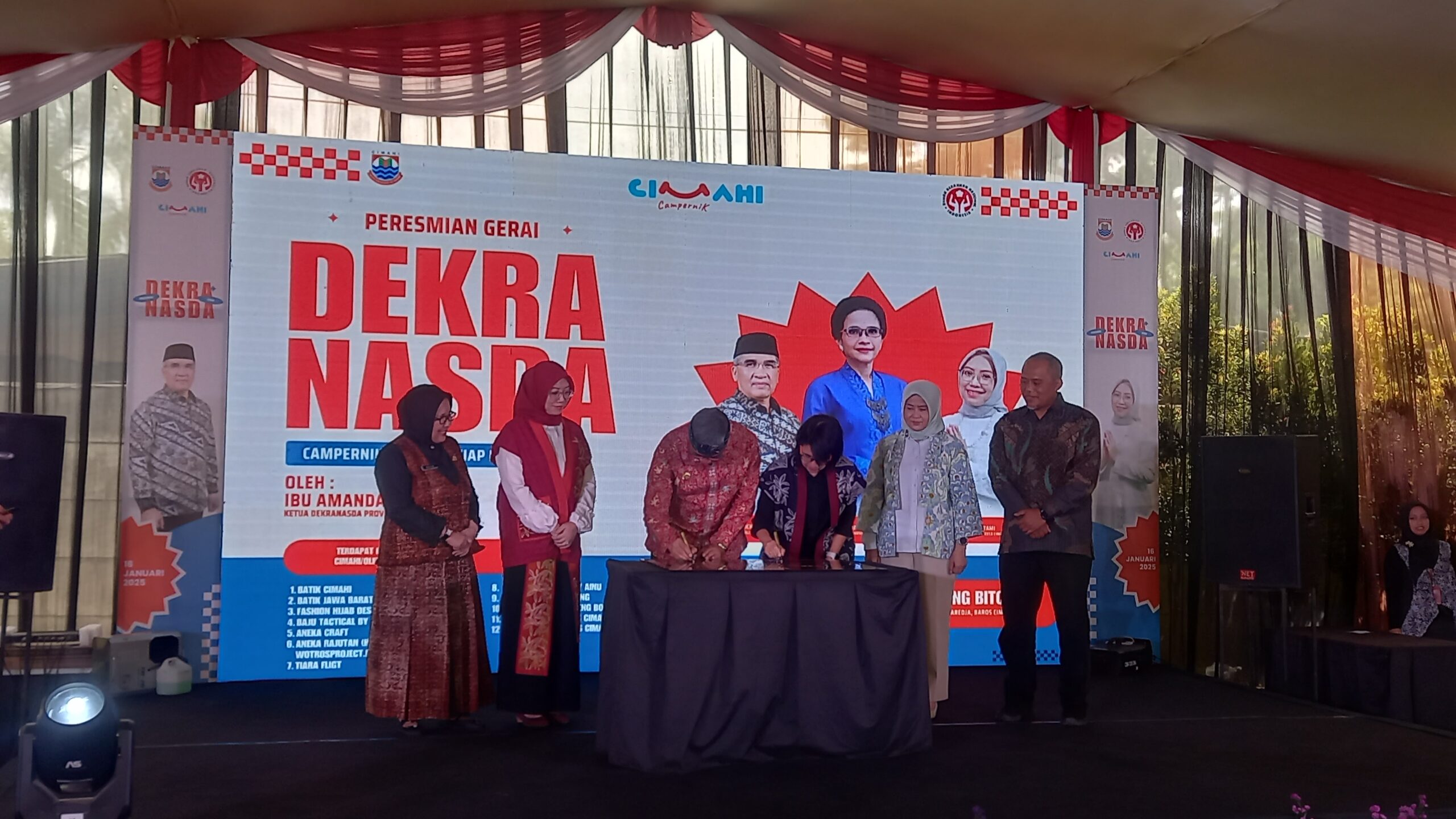 Pj Walikota Cimahi Resmikan Gerai Dekranasda di BITC, Dukung Pengembangan UMKM dan Ekonomi Kreatif