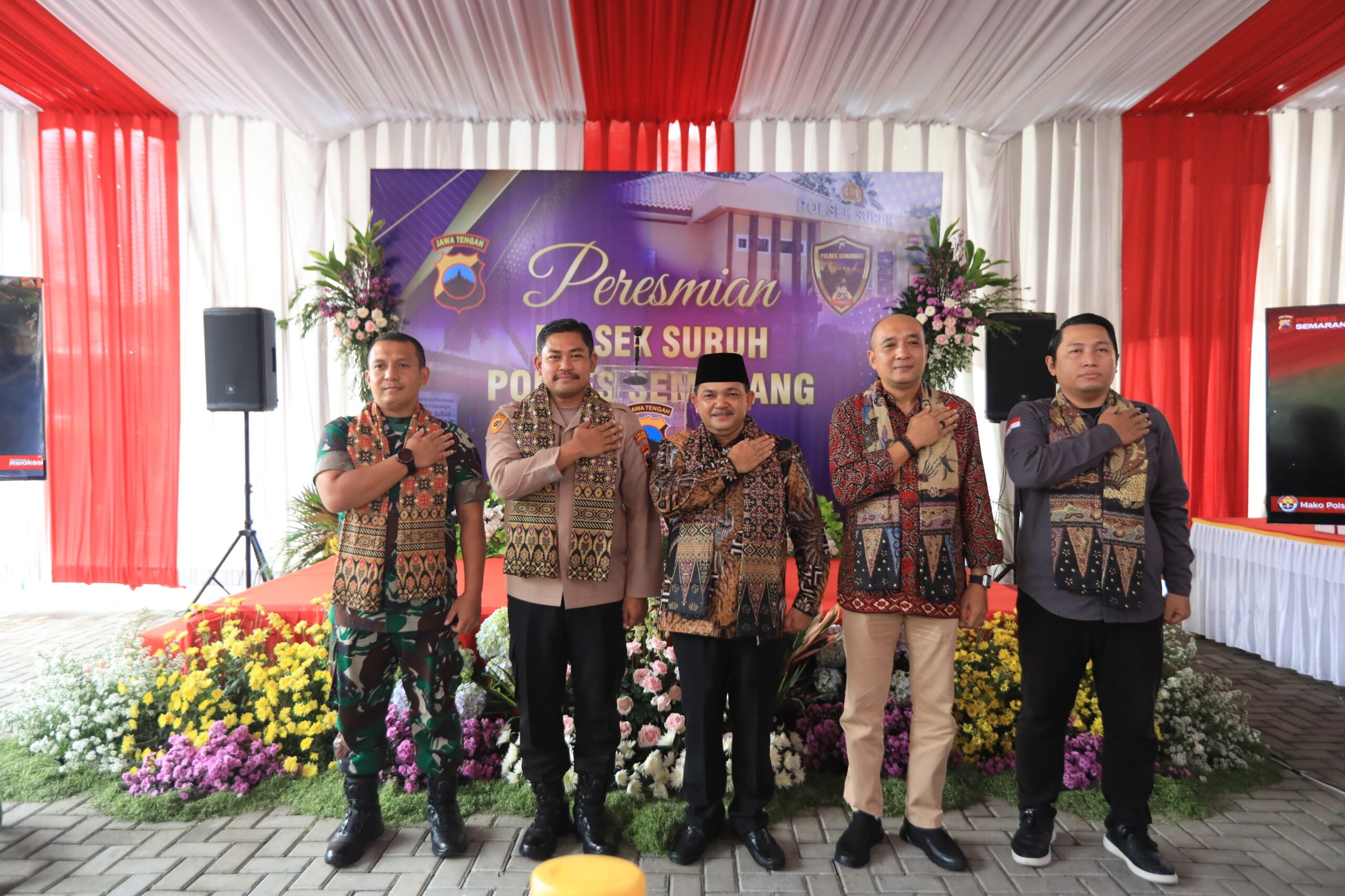 Bupati Semarang Resmikan Gedung Polsek Suruh