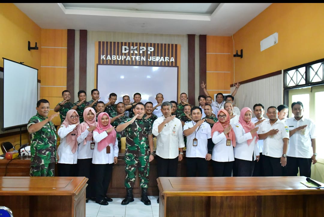 Dandim 0719/Jepara Hadiri Rapat Koordinasi Swasembada Pangan Bersama DKPP Kabupaten Jepara