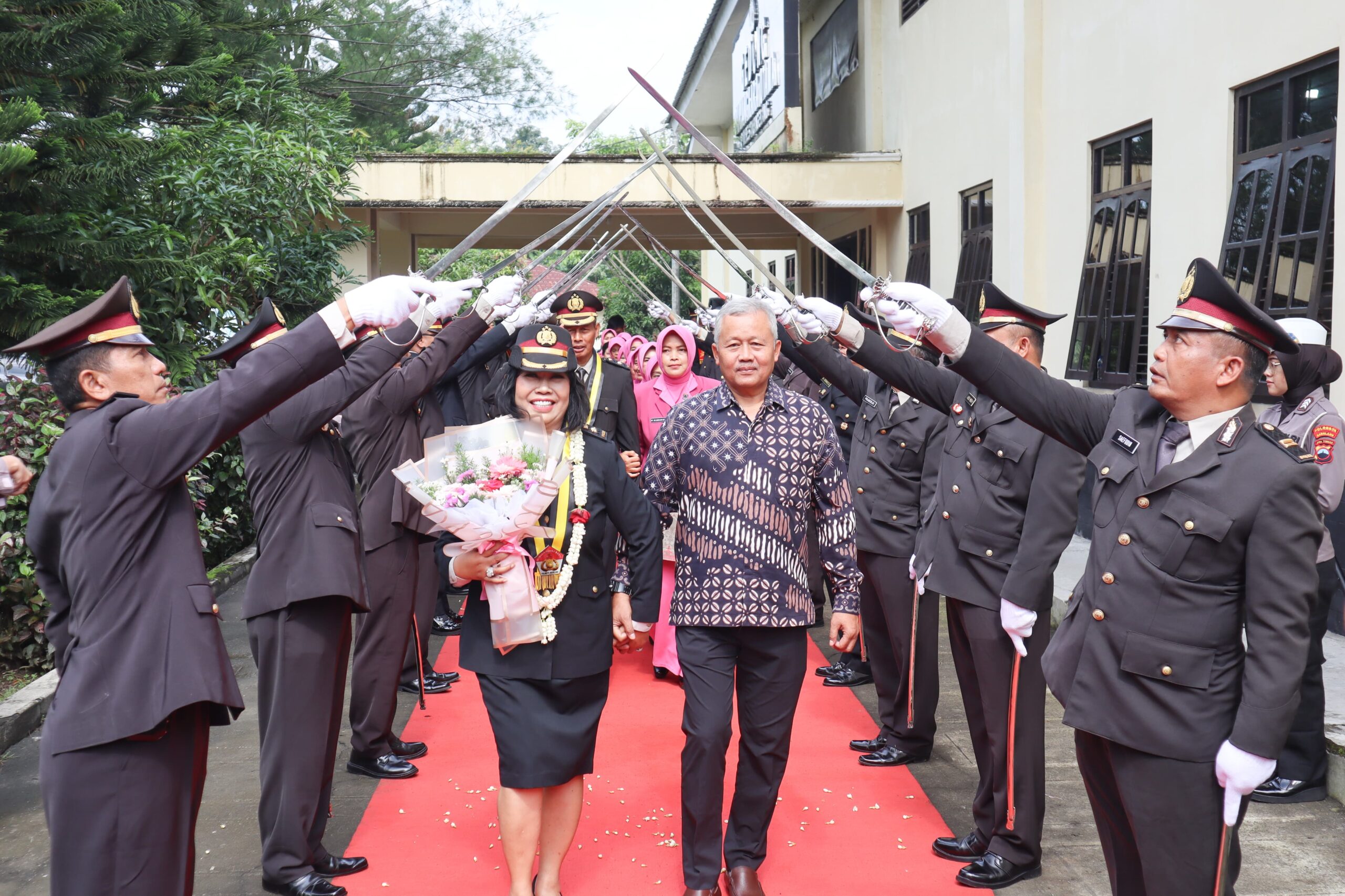 Polresta Magelang Gelar Wisuda Purna Bakti