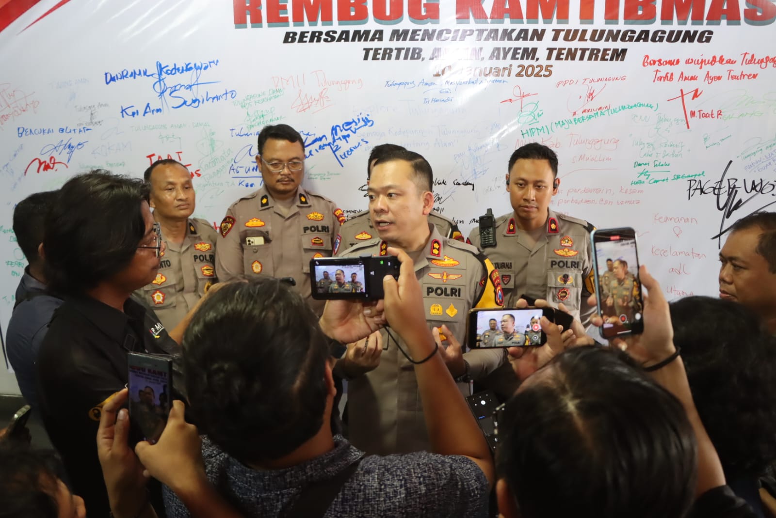 Kapolres Tulungagung: Sinergi Seluruh Elemen Masyarakat untuk Wujudkan Kamtibmas Kondusif di 2025