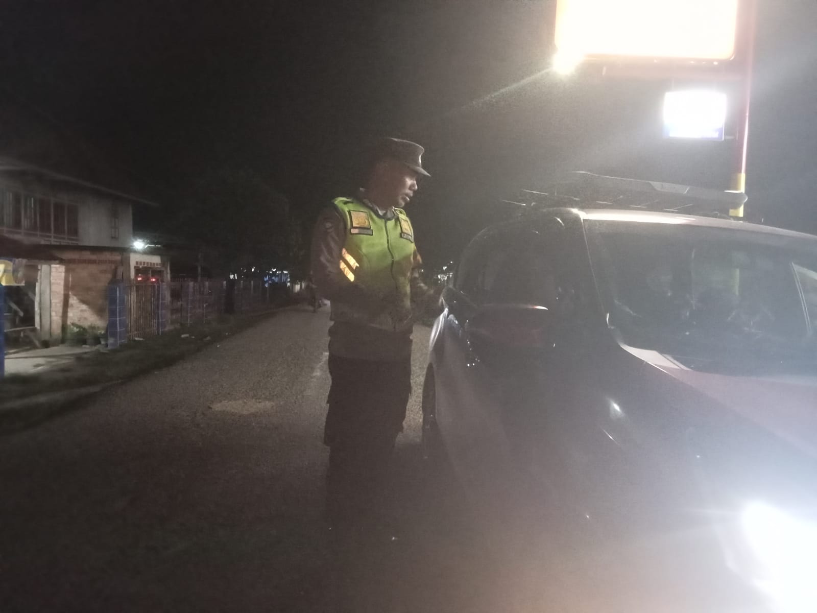 Tingkatkan Keamanan Di Wilayah, Polsek Muara Kuang Gelar KRYD dan Patroli Malam