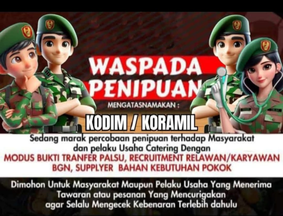 Dandim 0719/Jepara Himbau Warga Waspada Terhadap Modus Penipuan