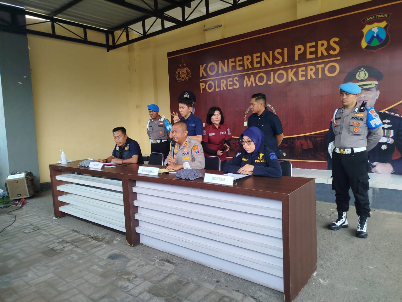 PRESS RELEASE Polres Mojokerto Kabupaten Terkait Peristiwa Ledakan Gas Elpiji