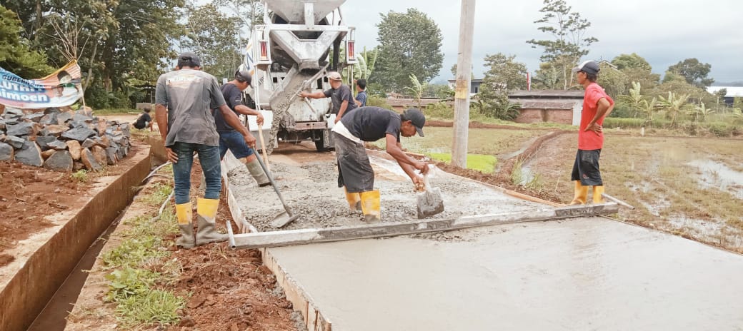 Pemdes Badran Kranggan Temanggung, Pertama Kali Bangun Jalan di Tahun 2025
