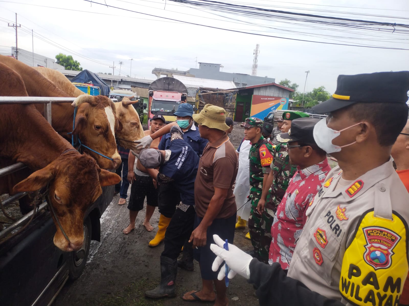 Polres Nganjuk Apresiasi Upaya Polsek Bagor dan Dinas Pertanian dalam Pencegahan PMK