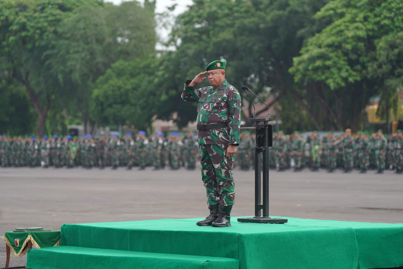 Upacara 17-an, Brigjen TNI Ramli Sampaikan Amanat Panglima TNI