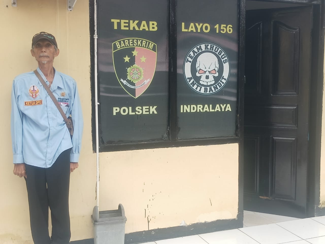 Ketua DPD GPPS Ogan Ilir Kando Edy Blando penuhi panggilan Polsek Indralaya.