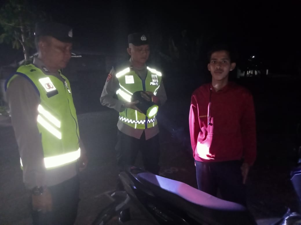 Untuk Ciptakan Kondusif Wilayah Personil Polsek Muara Kuang Gelar Patroli Kryd