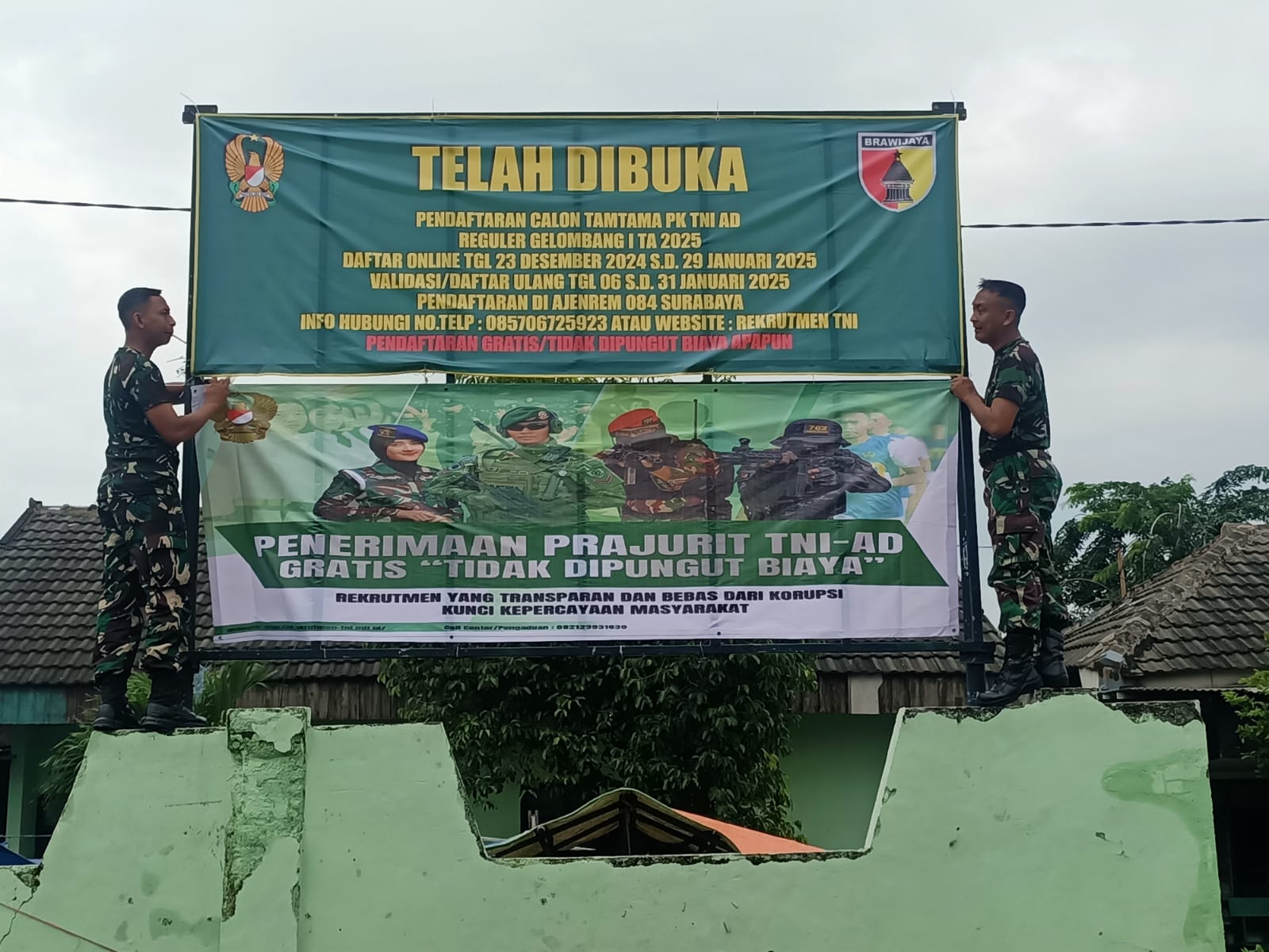 Kodim 0830 Surabaya Ajak Generasi Muda Bergabung dengan TNI AD Melalui Rekruitmen.