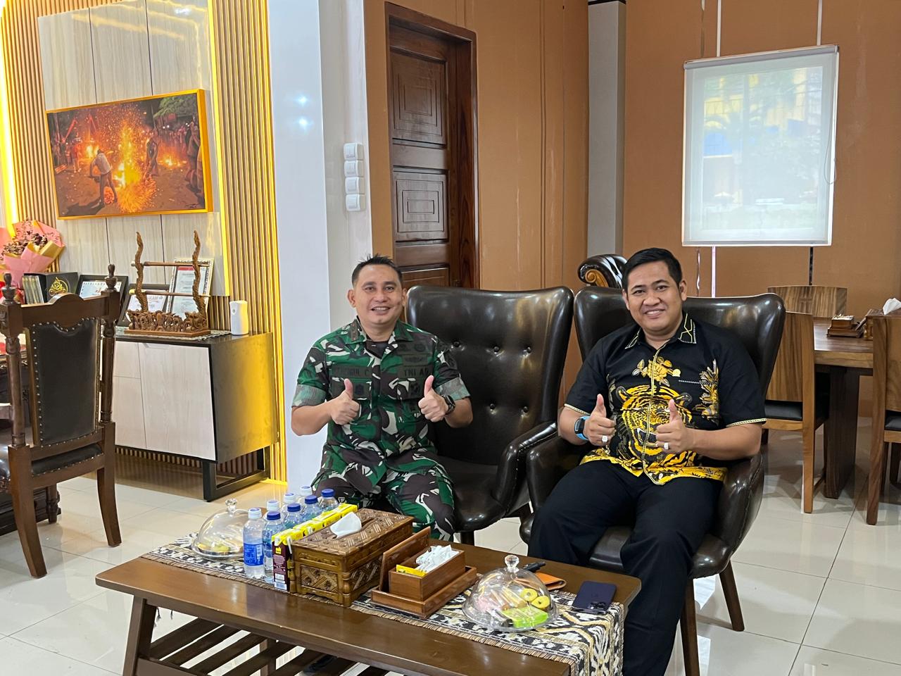 Dandim 0719/Jepara dan Anggota DPR RI Jamaludin Malik Bahas Swasembada Pangan dan Isu Strategis Kabupaten Jepara