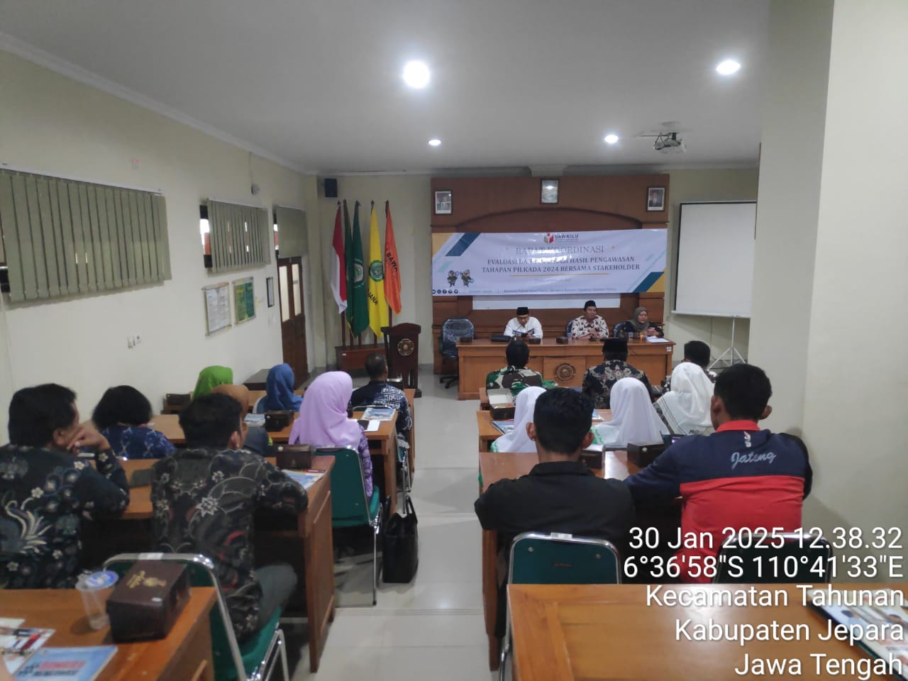 Kodim 0719/Jepara Hadiri Rapat Evaluasi dan Publikasi Pengawasan Tahapan Pilkada 2024 di Unisnu Jepara