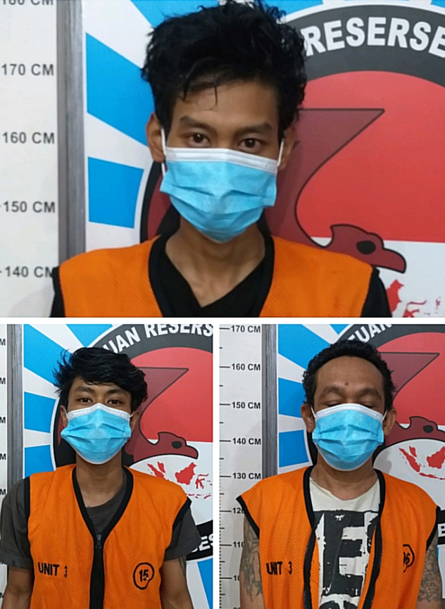 Satnarkoba Polrestabes Surabaya Amankan Tiga Kurir Narkotika Jaringan Surabaya dan Sidoarjo
