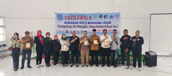 Media Online Dan Cetak Berita Cakrawala Menggelar “Seminar Anti Narkoba”