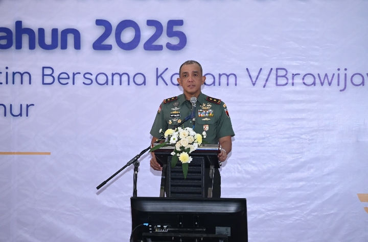 Dukungan penuh Kodam V/Brawijaya, Pangdam Mayjen TNI Rudy Saladin Hadiri Rakor Sosialisasi Pengadaan Beras