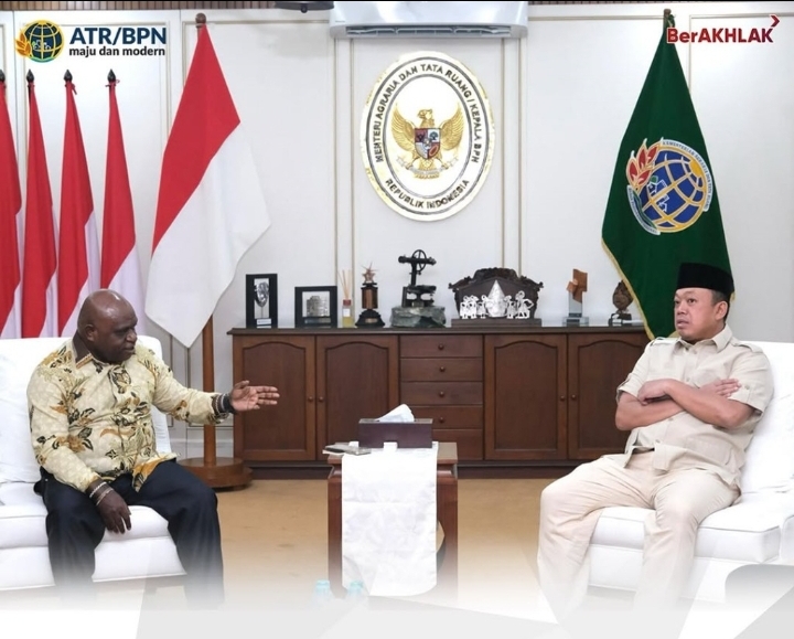 Menteri ATR/BPN RI Legalisasi Tanah Terdampak HAM   