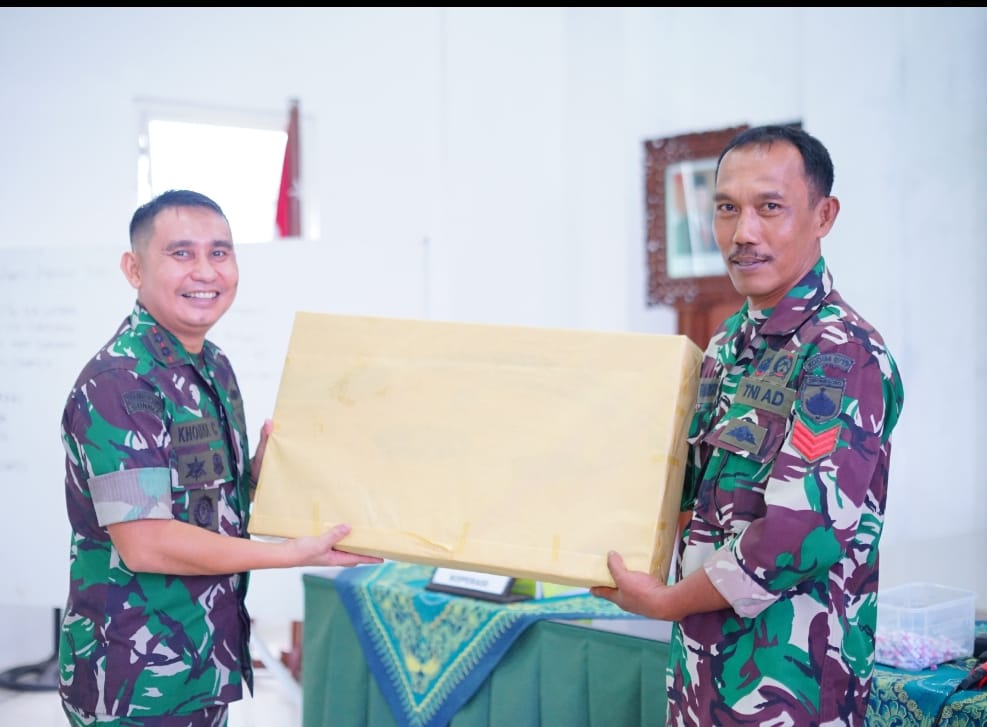 Kodim 0719 / Jepara Berikan Doorprize bagi Anggota Primkop Kartika C-08 Sebagai Apresiasi dan Motivasi