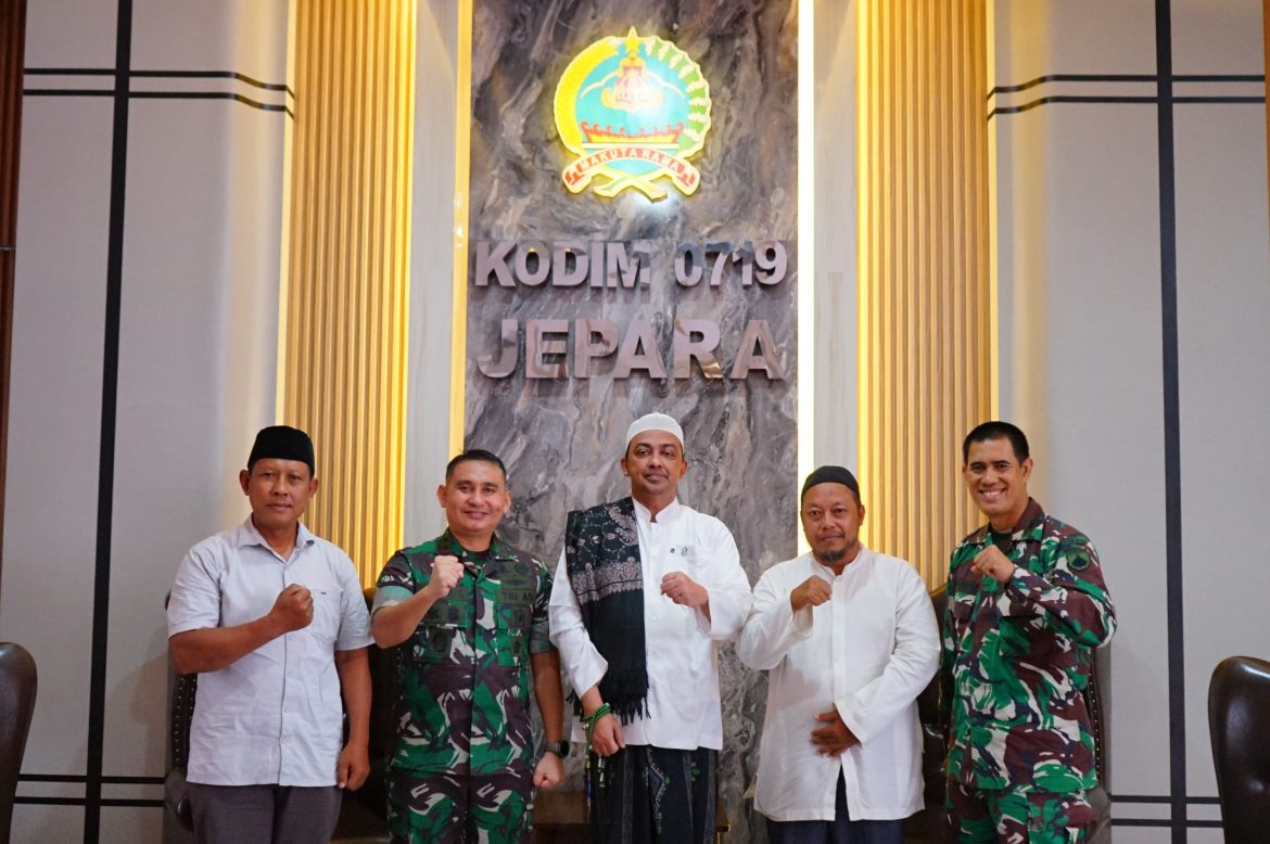 Dandim 0719 / Jepara Letkol Arm Khoirul Cahyadi, S.E., Gelar Audiensi dengan Yayasan Nuruddin Muhzinnezer
