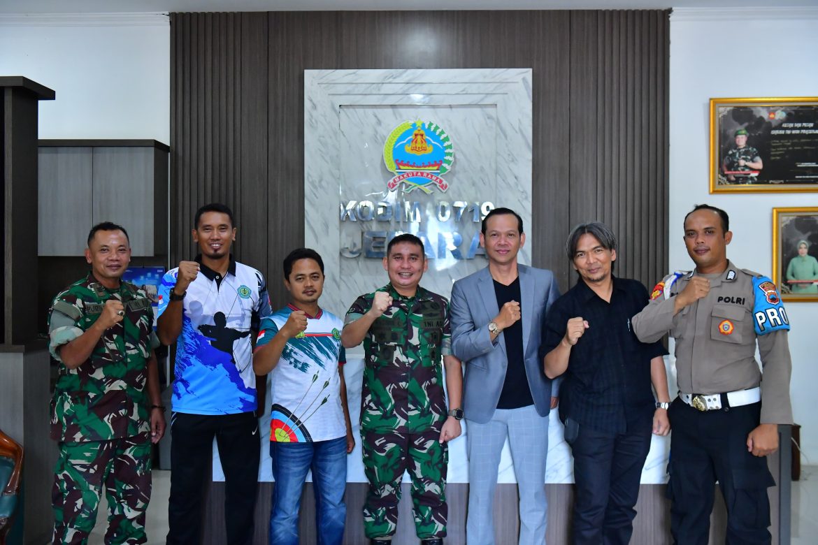 Dandim 0719 / Jepara Audiensi dengan Pengurus Perpani, Bahas Pengembangan Panahan Usia Dini dan Rencana Turnamen “Dandim Cup”