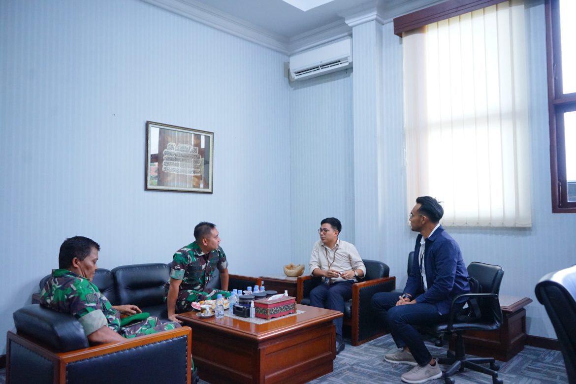 Dandim 0719 / Jepara Diskusi dengan Pimpinan BRI dan Brins Bahas Opsi Asuransi bagi Petani yang Gagal Panen