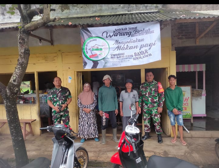 “Warung Berkah” Ala Kodim 0719 / Jepara di Hari Jumat, Bantu Masyarakat dan Bikin Pelaku UMKM Senyum Merekah