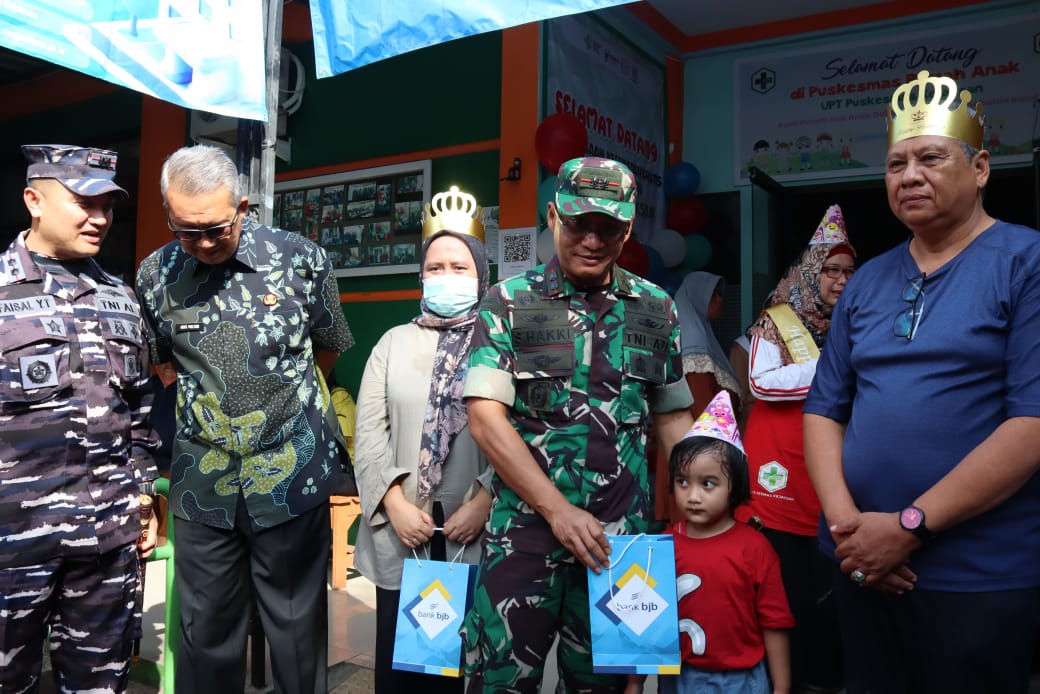 Dandim 0614 / Kota Cirebon Hadiri Launching PKG dan Gertak PSN