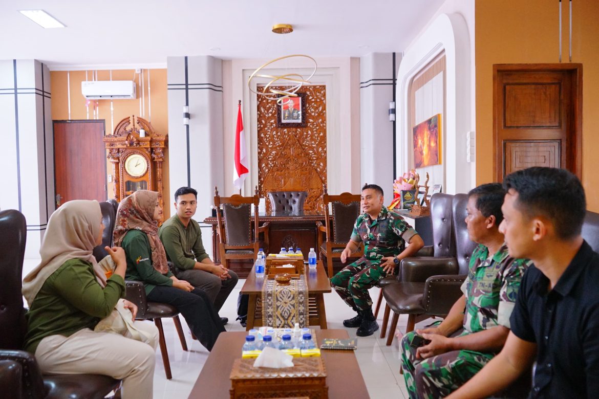 Dandim 0719 / Jepara Audiensi dengan Yayasan Jepara Green Generation, Bahas Kolaborasi untuk Lingkungan dan Pemuda