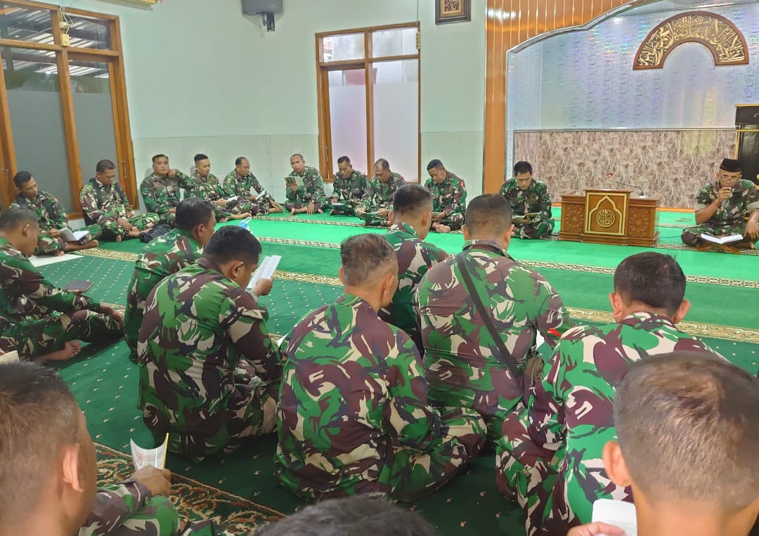Kodim 0719/Jepara Gelar Doa Bersama Mingguan untuk Ketenangan dan Kekuatan dalam Pengabdian