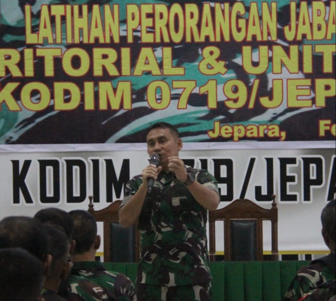 Dandim Kumpulkan Semua Babinsa Tekankan Pentingnya Pendampingan Swasembada Pangan Termasuk Serapan Gabah (Sergab)