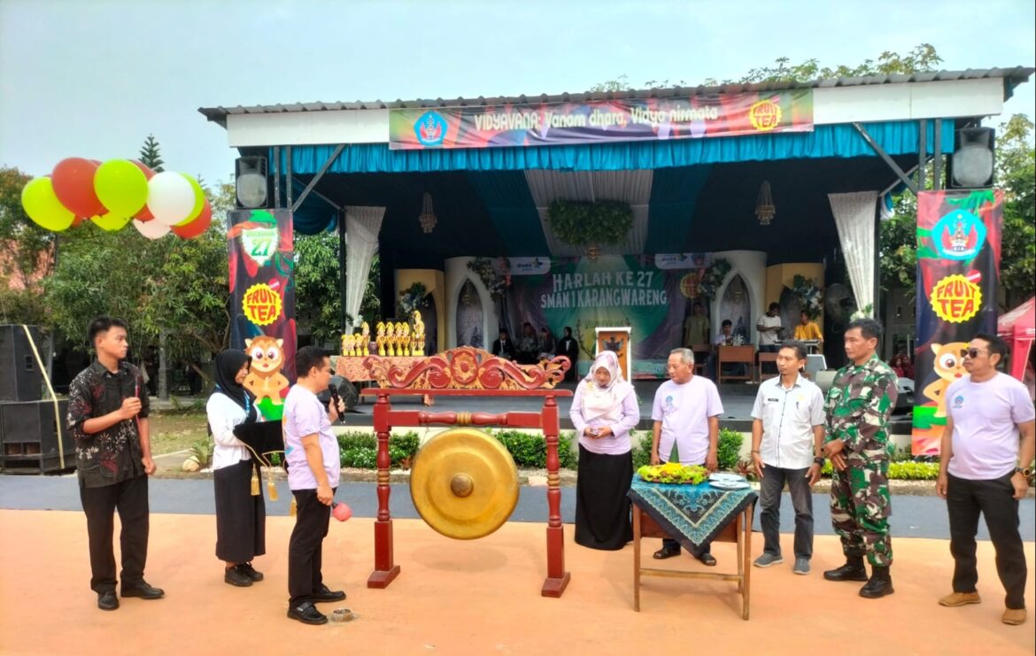 Danramil 0620 – 09 / Karangsembung Hadiri Acara Harlah ke-27 SMAN 1 Karangwareng