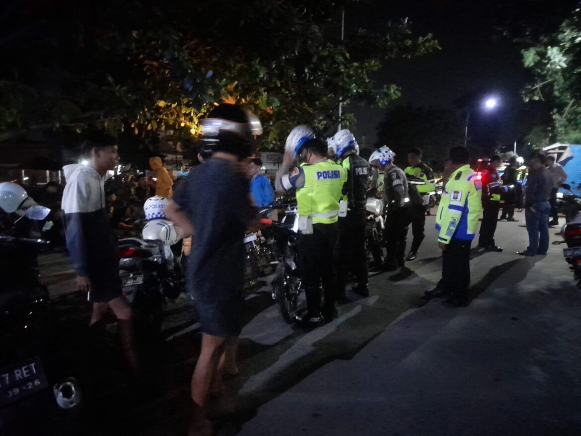Jajaran Polres Tulungagung Lakukan Patroli Serta Razia Dalam Rangka Cipta Kondisi