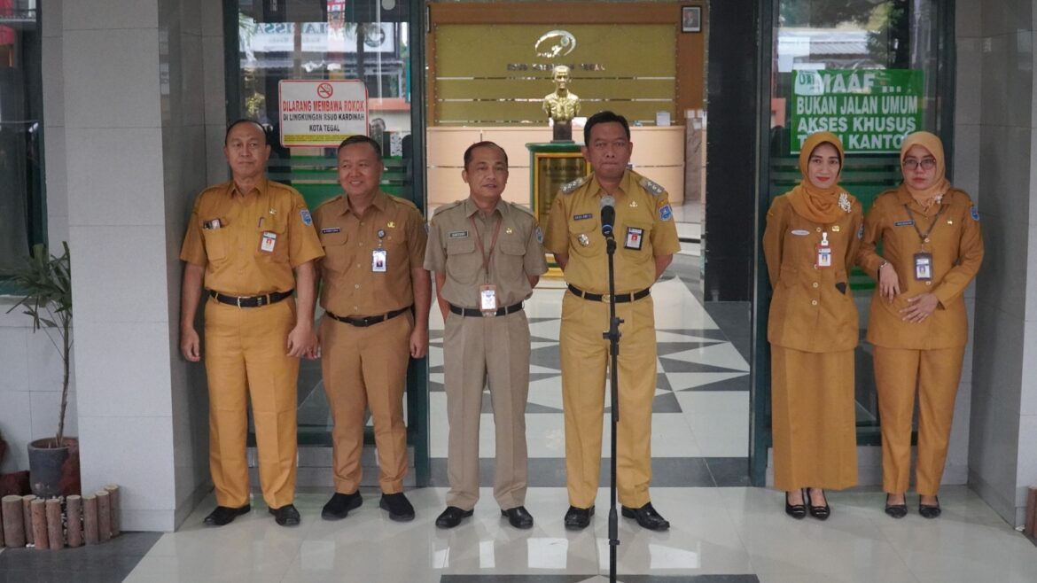 Pj. Wali Kota dan Pj. Sekda Kota Tegal Pamitan kepada Karyawan/Karyawati RSUD Kardinah