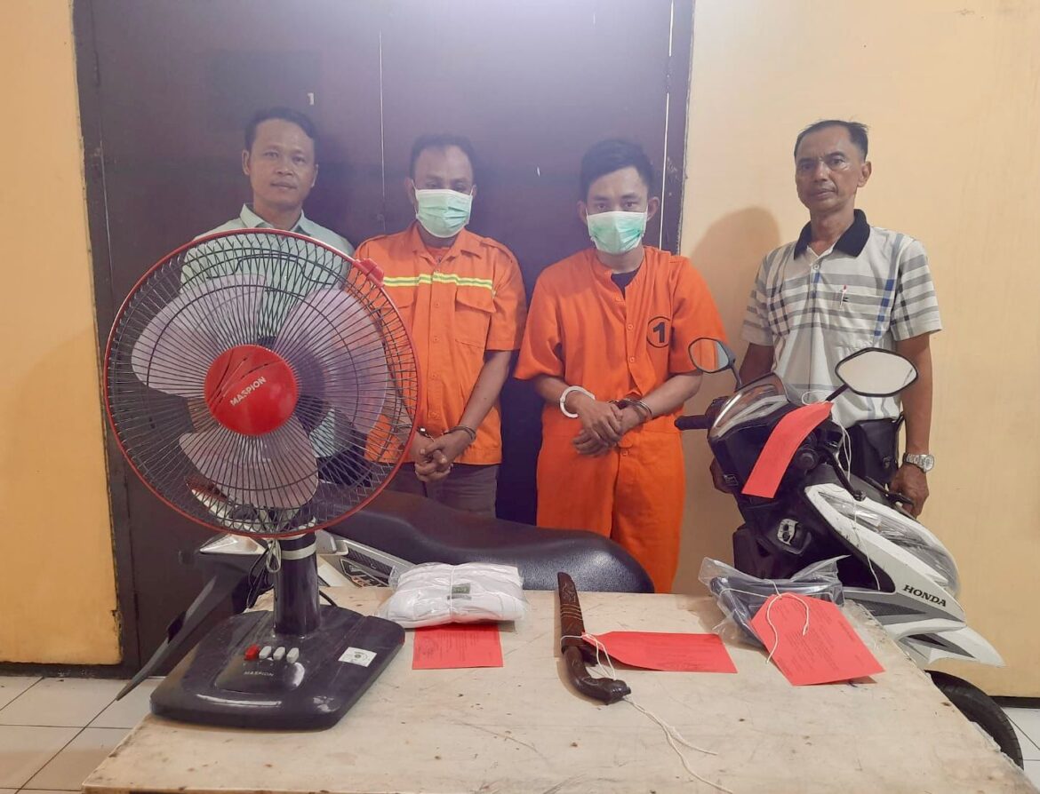 Polsek Semampir Amankan  Dua Pelaku Curas, Modus Minta Antar Pulang.