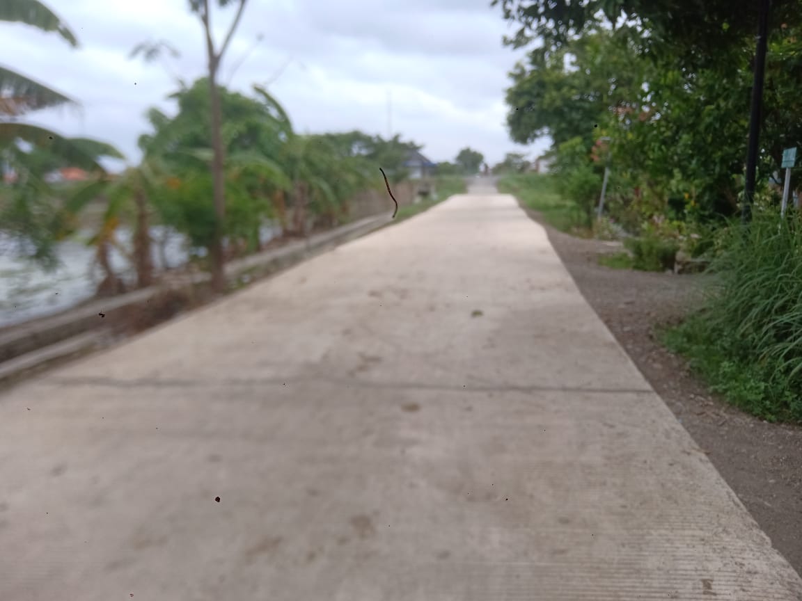 Proyek Jalan Senilai Rp.200 Juta di Desa Pagejugan Retak-retak, Diduga Digarap Pihak Ketiga