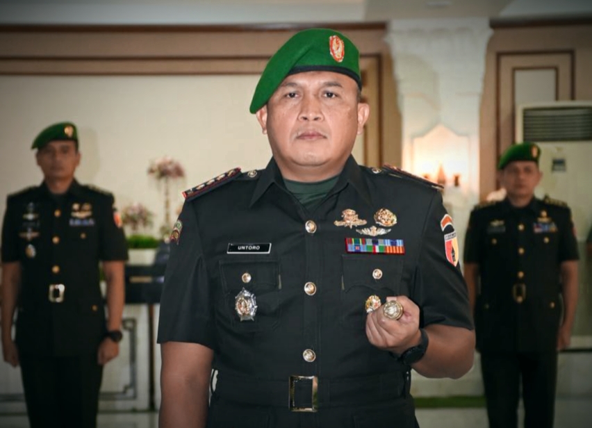 Sebelas Tahun di Kostrad, Kolonel Arm Untoro Hariyanto Kini Nahkodai Korem 081/DSJ