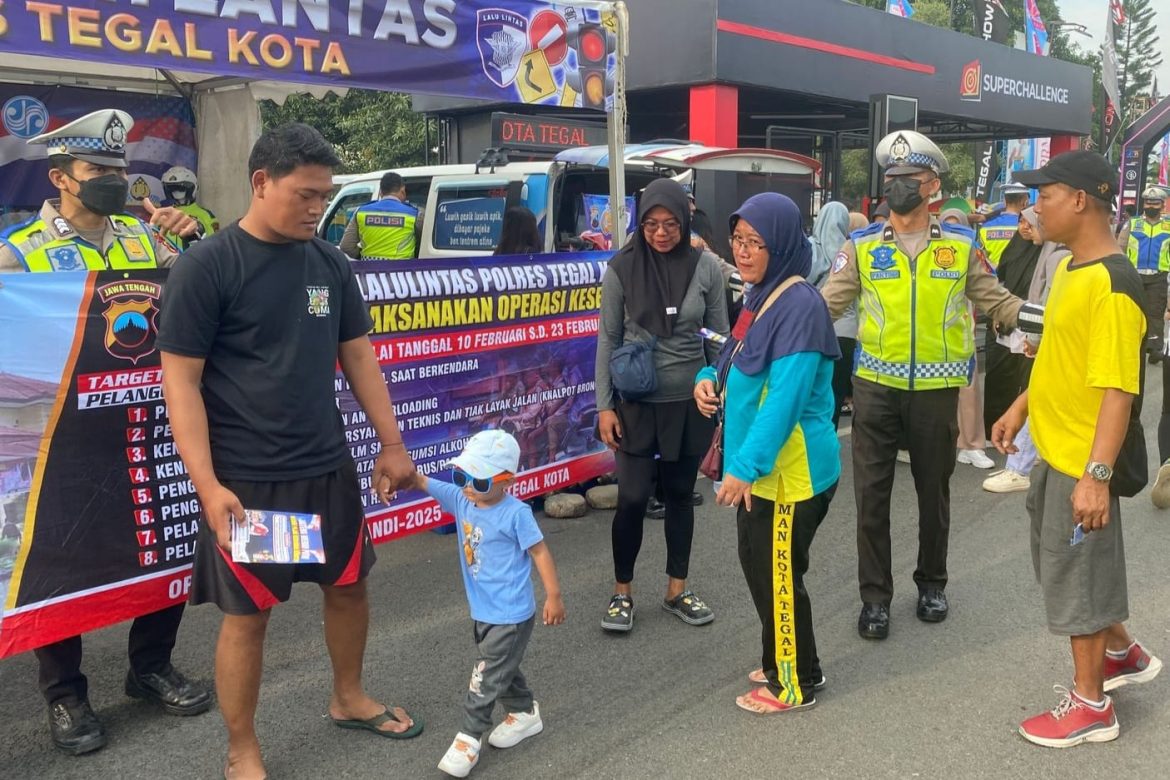 Sosialisasi Keselamatan Lalulintas, Polisi Gelar Police Art di event Tegal Otomotif Show
