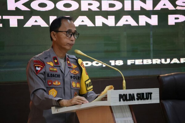 Polda Sulut Gelar Rakor Program Ketahanan Pangan Bersama Instansi Terkait