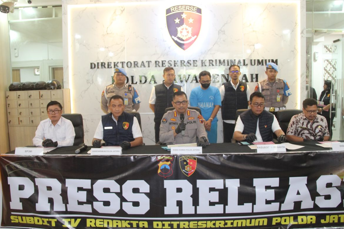 Polda Jateng Tangkap Direktur Perusahaan Pengiriman Pekerja Migran Ilegal, Pelaku Janjikan Korban Kerja di Jepang dengan Gaji Puluhan Juta