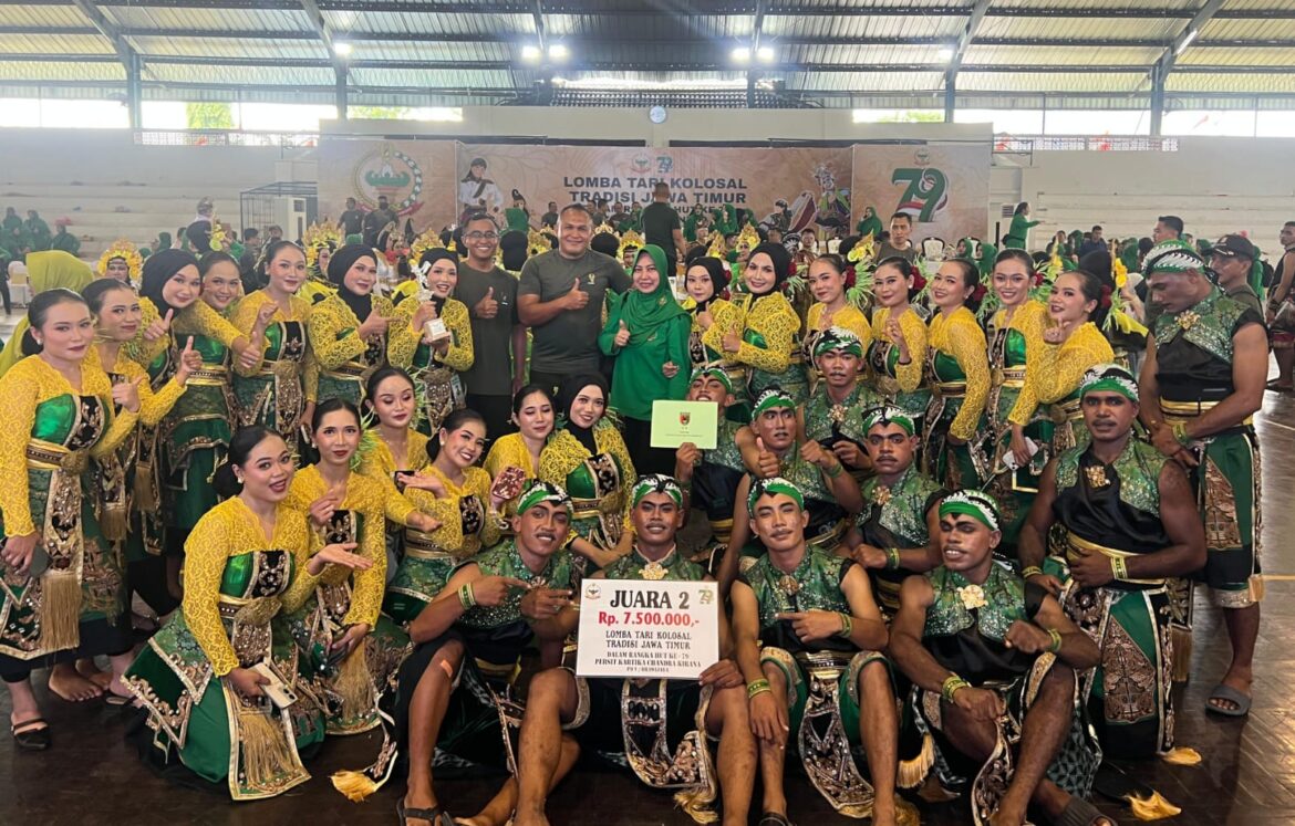 Bawakan Tarian Susuk Wangan, Persit KCK Koorcab Rem 081 Raih Juara 2
