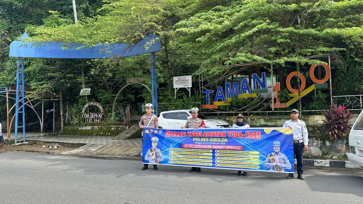 Ops Keselamatan Toba 2025, Polres Sibolga Dan Instansi Terkait Laksanakan Razia
