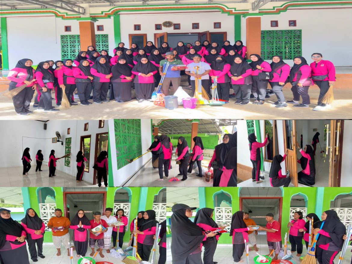 Sambut Bulan Suci Ramadhan 1446 H Bhayangkari Cabang Buru Lakukan Bhakti Religi 