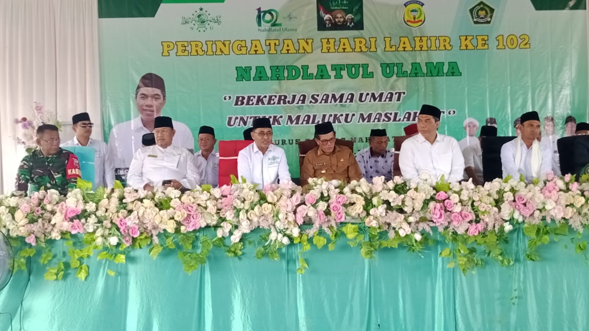 Pj Bupati Buru Hadiri Peringatan Harlah NU ke 102 di Kecamatan Waeapo