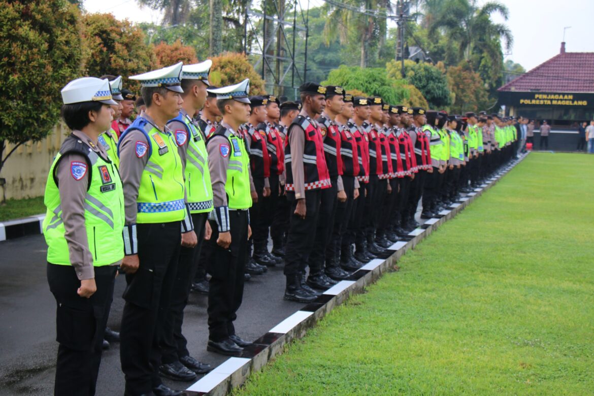 Polresta Magelang; 717 Personel Gabungan Dikerahkan Amankan Kunjungan Wapres R.I