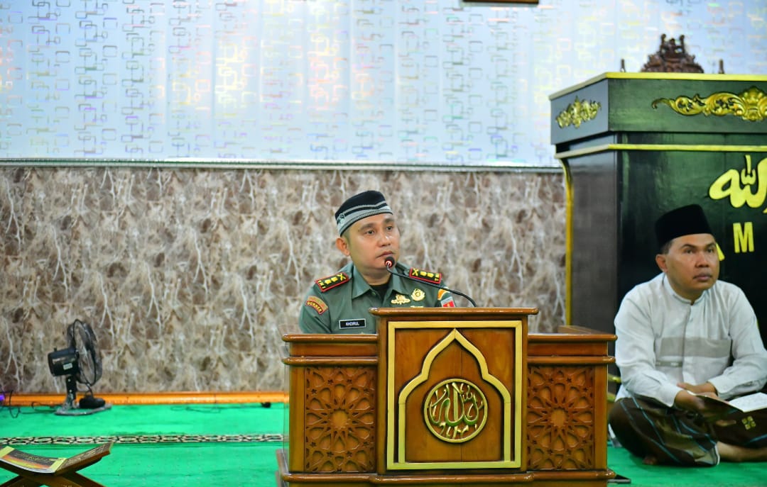 Minggu Pertama Bulan Ramadhan 1446 H, Kodim 0719/Jepara Gelar Doa Bersama dengan Penceramah KH Ali Ashadi, M.Pd.I