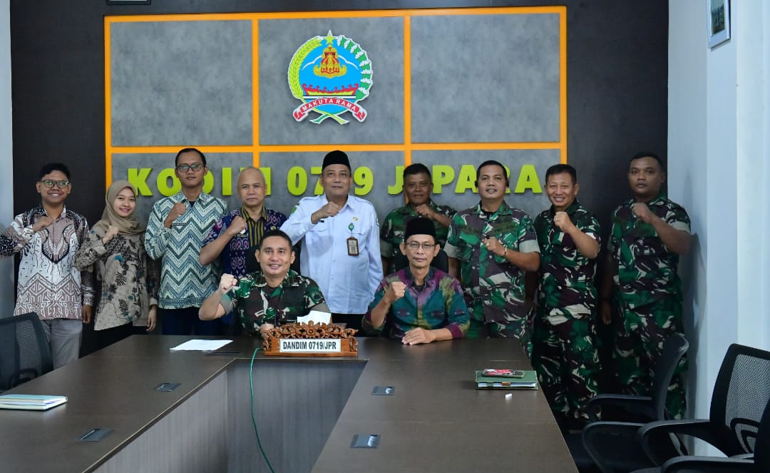 Komandan Kodim 0719 / Jepara Letkol Arm Khoirul Cahyadi S.E. Pimpin Rapat Persiapan MBG Edisi Ramadhan di Makodim